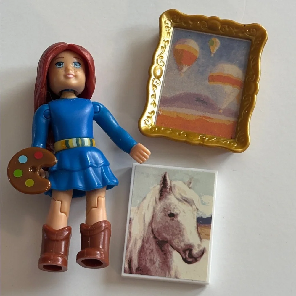 AMERICAN GIRL MEGA BLOKS SAIGE'S ART STUDIO Arts Painting Figure Paintings